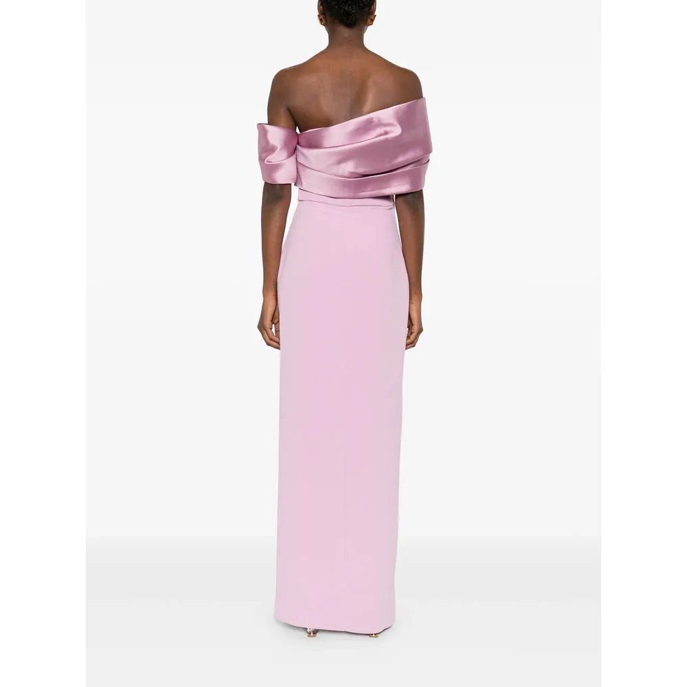 Off-Shoulder Pink Maxi Dress sold by Lord & Taylor product image thumbnail 4