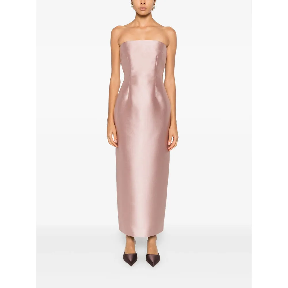 Pink Strapless Dress with Concealed Zip sold by Lord & Taylor product image thumbnail 4
