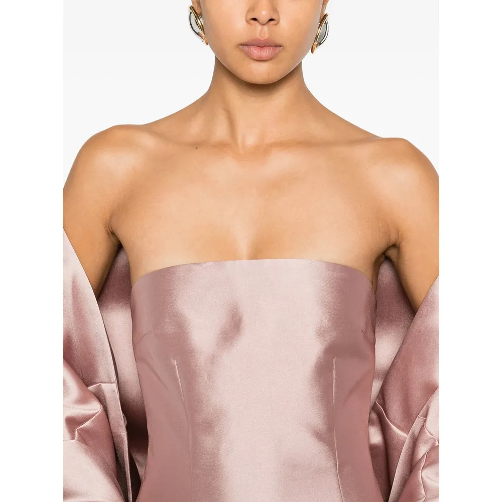 Pink Strapless Dress with Concealed Zip sold by Lord & Taylor product image thumbnail 5