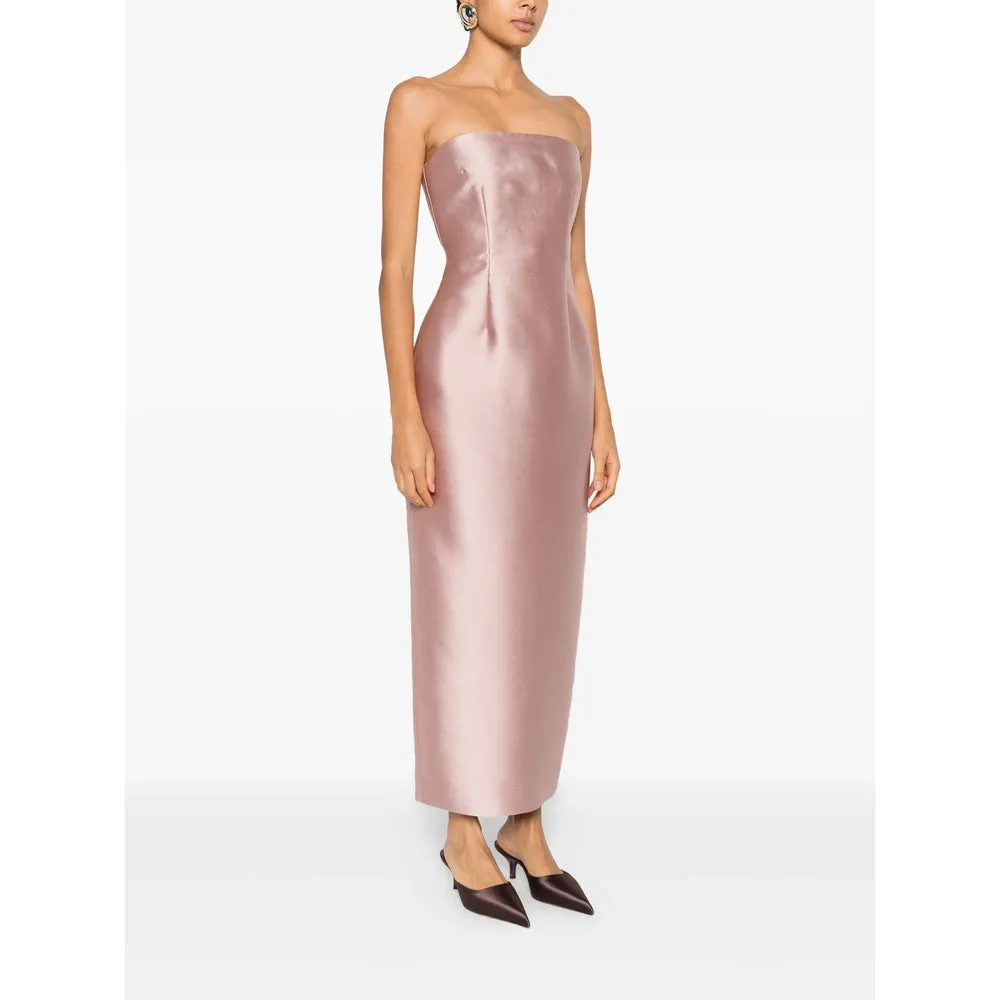 Pink Strapless Dress with Concealed Zip sold by Lord & Taylor product image thumbnail 2