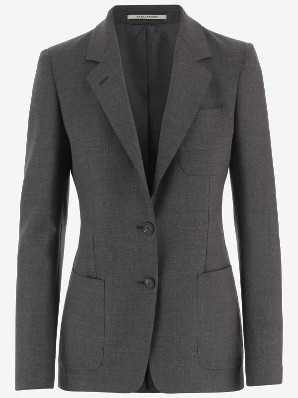 Single-Breasted Stretch Wool Jacket sold by Lord & Taylor