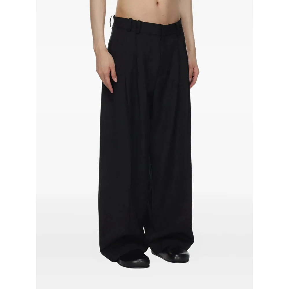 Black Double-Pleat Trousers sold by Lord & Taylor product image thumbnail 3