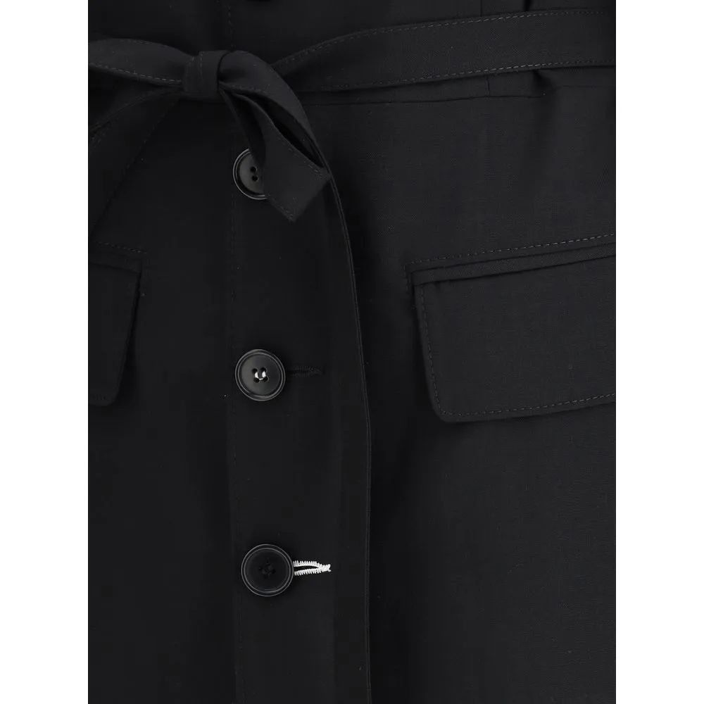Black Fleece Wool Coat sold by Lord & Taylor product image thumbnail 3