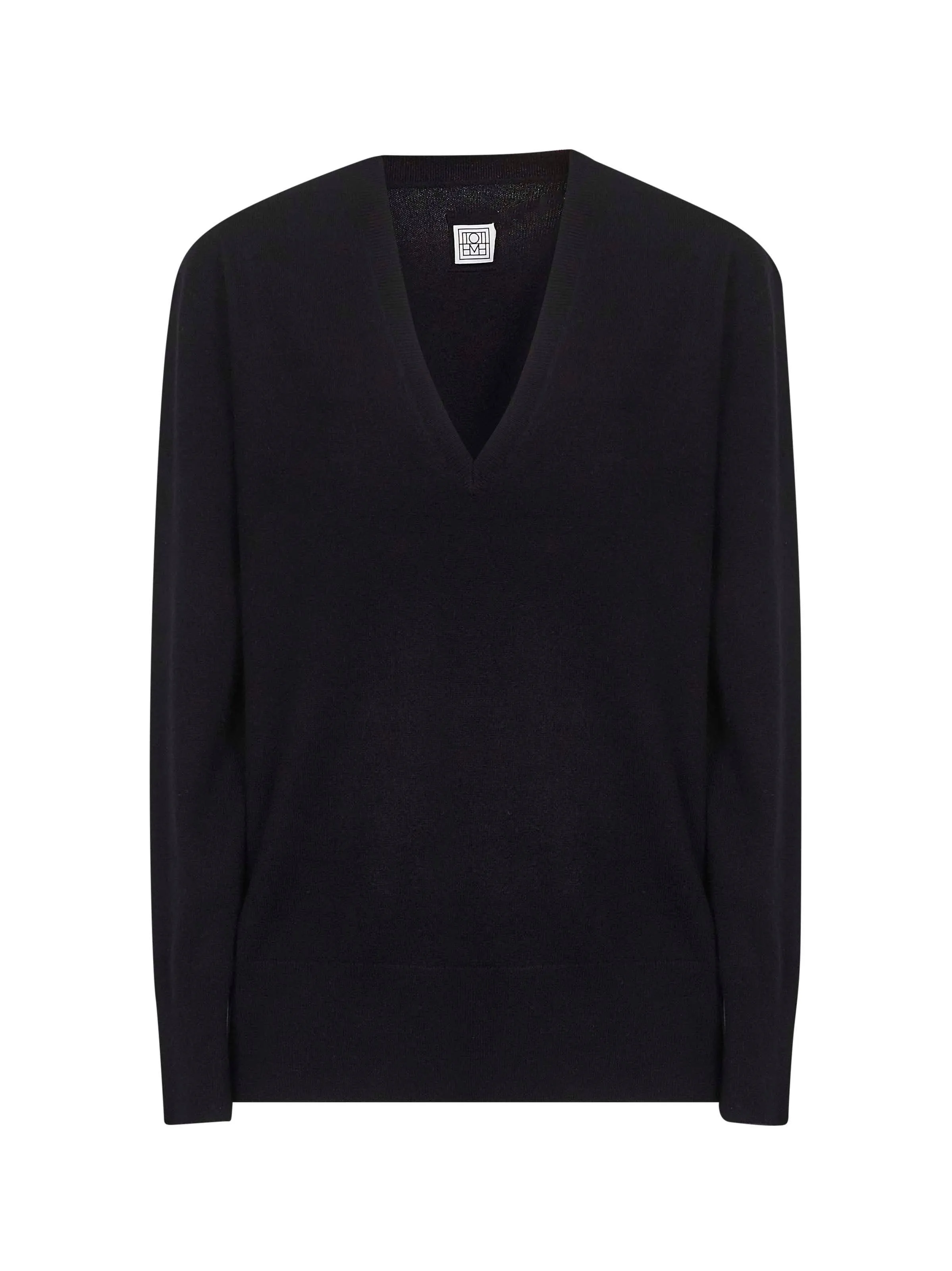 Black Cashmere V-Neck Sweater sold by Lord & Taylor
