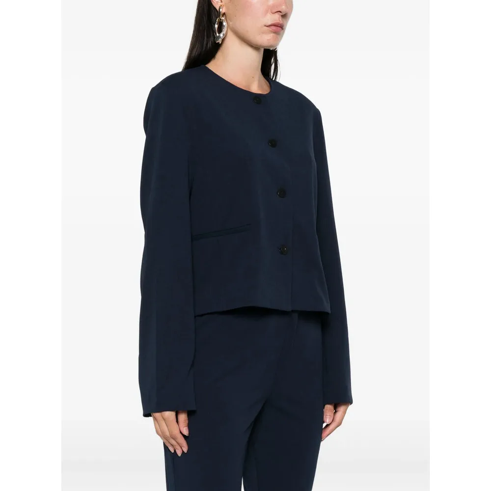 Cropped Dark Sapphire Blue Jacket sold by Lord & Taylor product image thumbnail 2