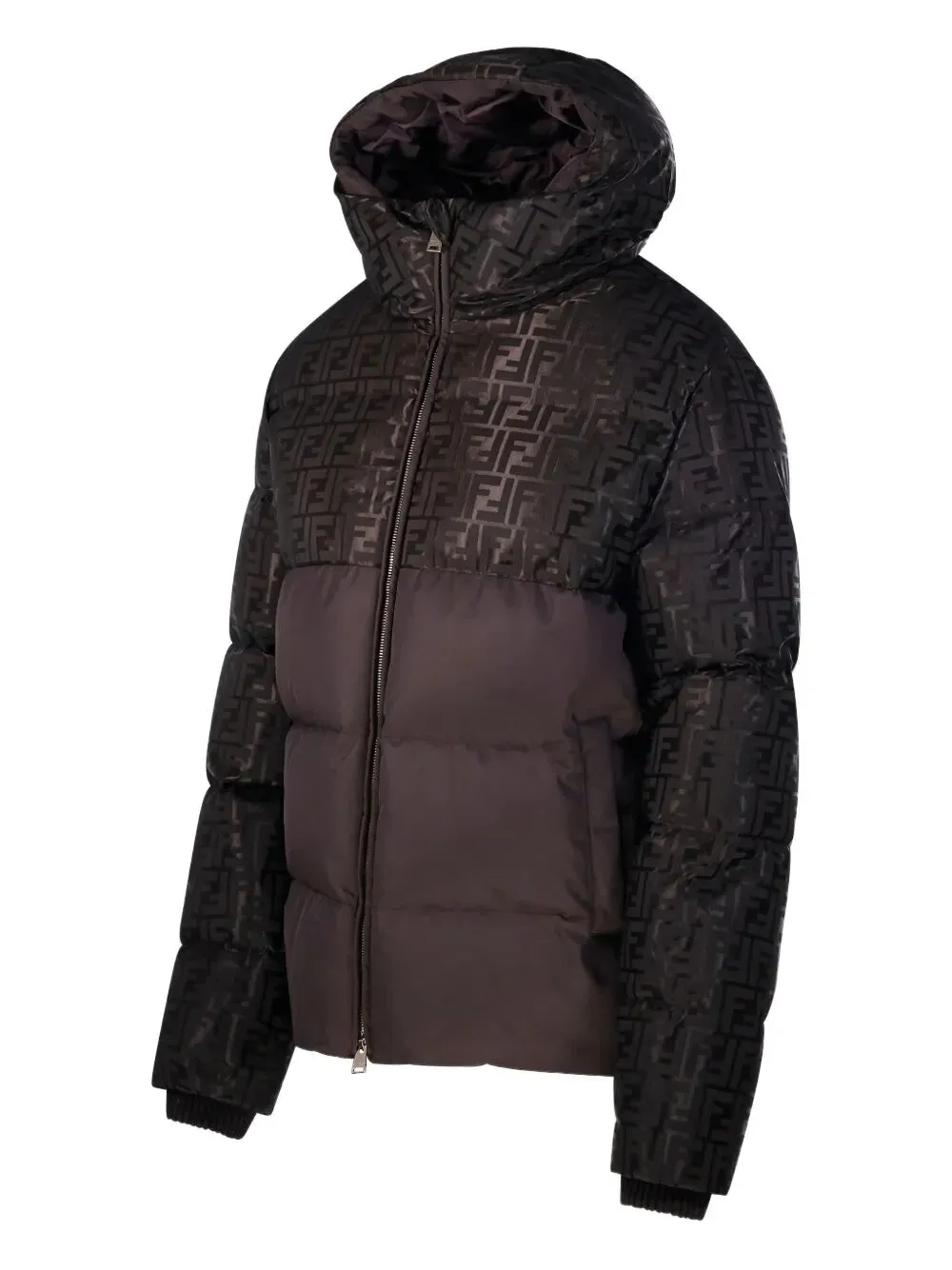 DARK BROWN COTTON BLEND DOWN JACKET sold by Lord & Taylor product image thumbnail 4