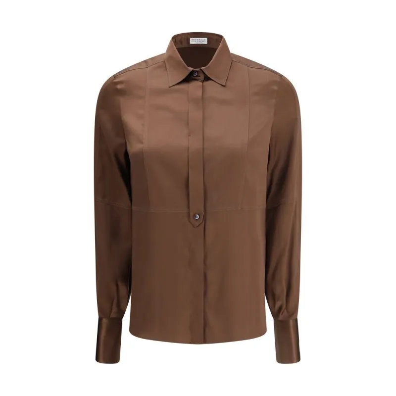 Brown Silk Dress Shirt sold by Lord & Taylor