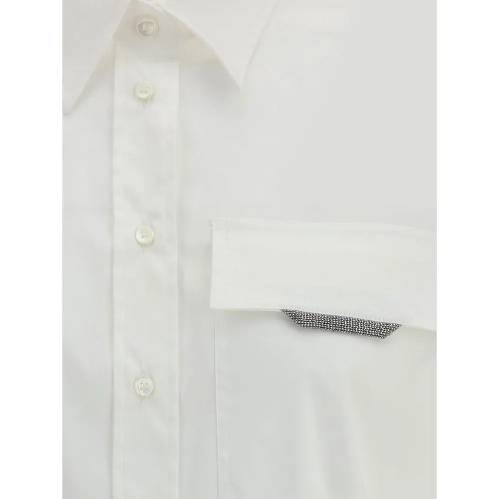 White Cotton Shirt sold by Lord & Taylor product image thumbnail 3
