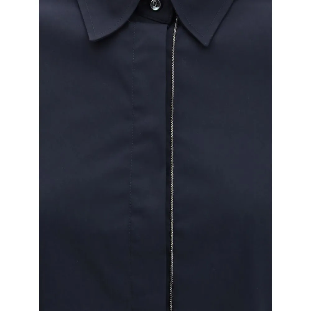 Blue Cotton Shirt sold by Lord & Taylor product image thumbnail 3