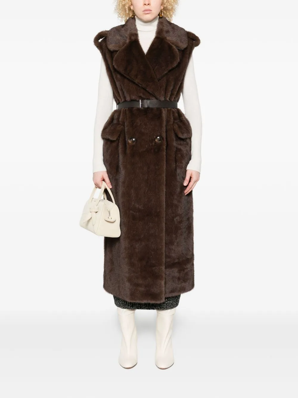 GILET IN FAUX FUR sold by Lord & Taylor product image thumbnail 2