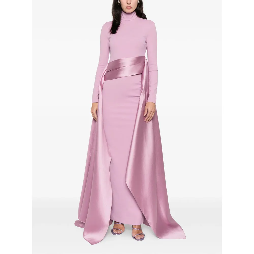 Lilac Long Sleeve Dress with Train Detail sold by Lord & Taylor product image thumbnail 2