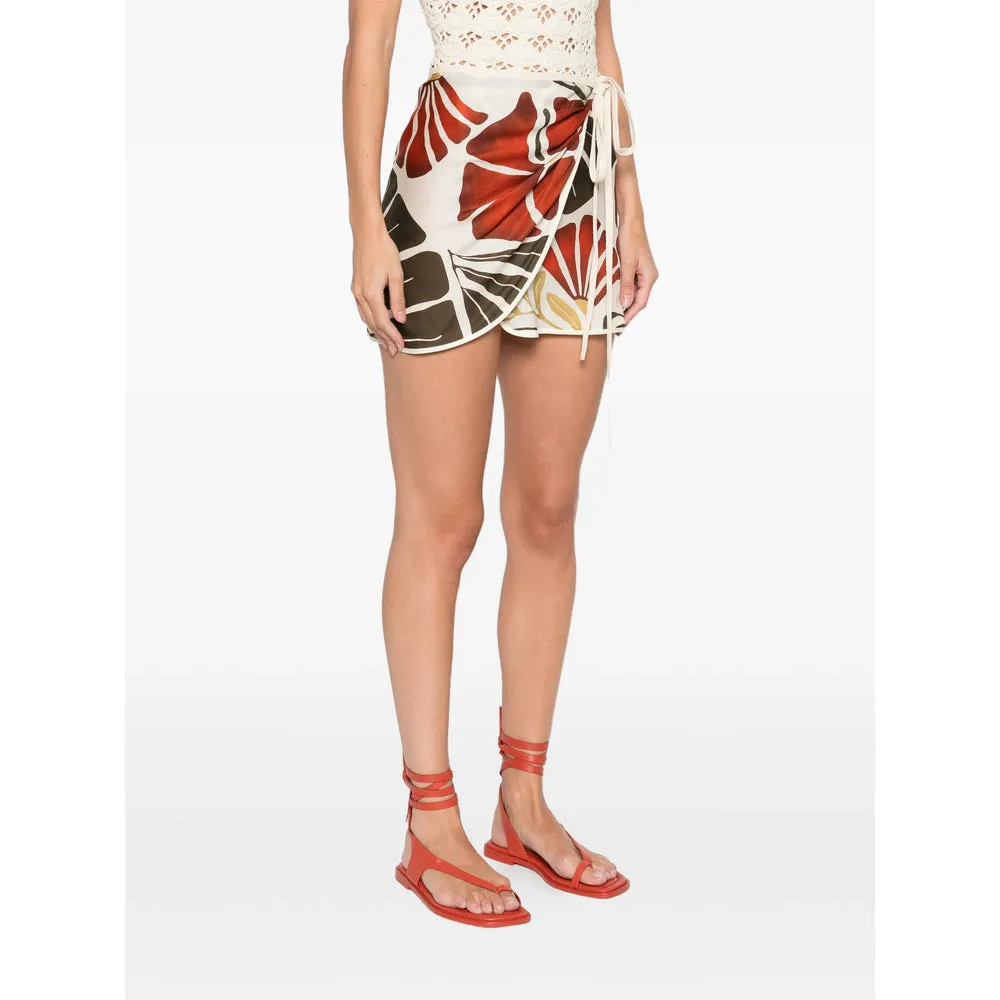 Floral Print Tie Fastening Skirt sold by Lord & Taylor product image thumbnail 4