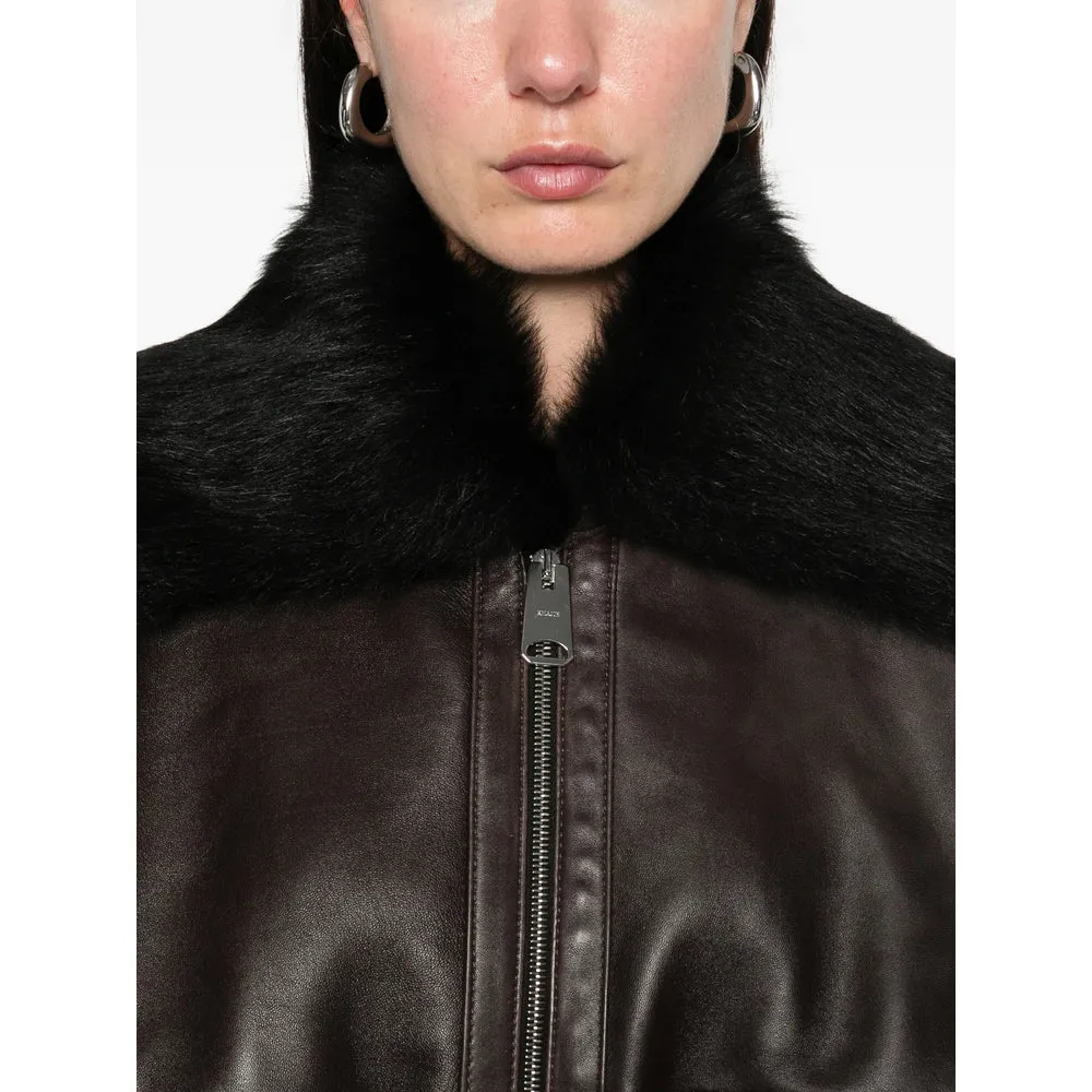 Leather Outerwear with Fur Collar sold by Lord & Taylor product image thumbnail 5