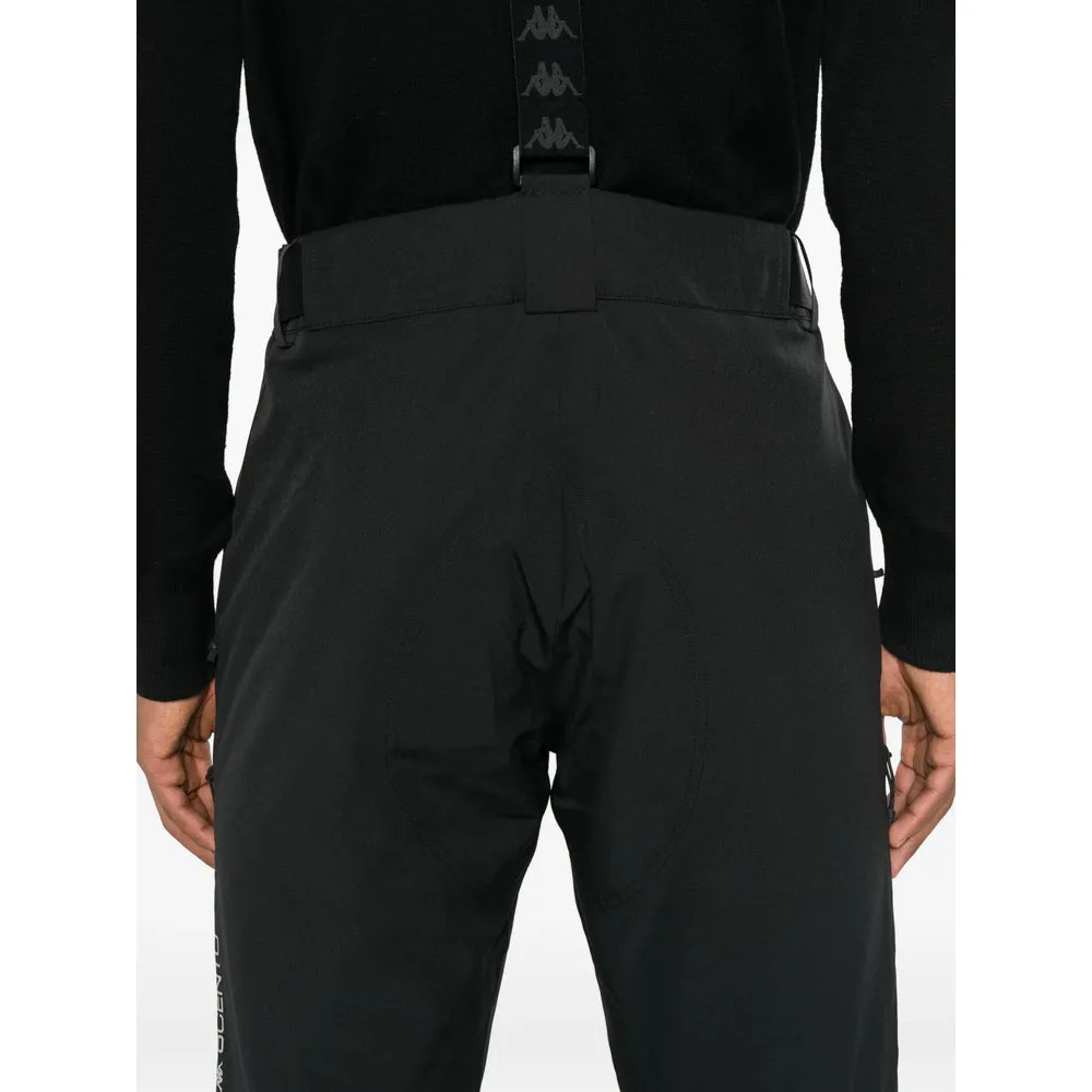 Black Flared Trousers with Logo Patch sold by Lord & Taylor product image thumbnail 2
