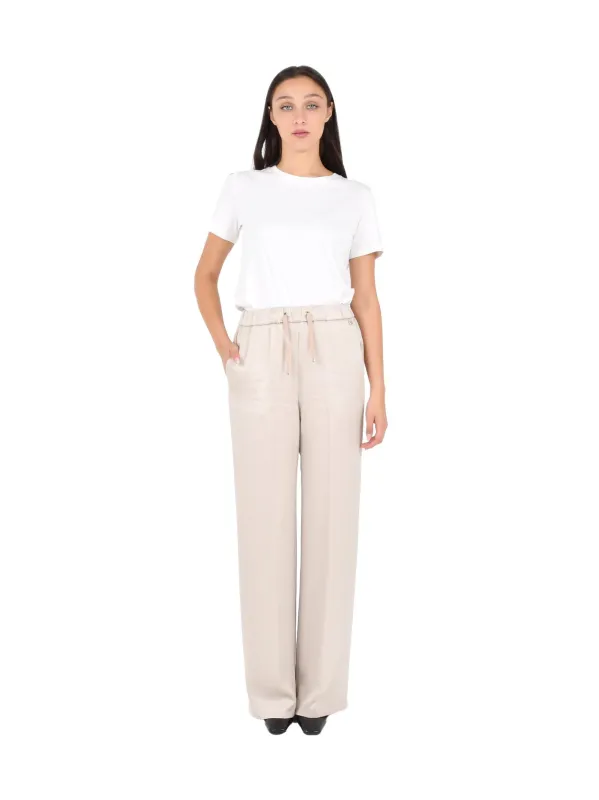 Trousers with Drawstring Waist made by Herno