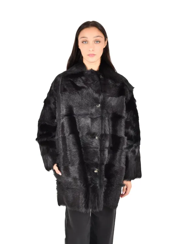 Fur Jacket with Wide Collar sold by Lord & Taylor