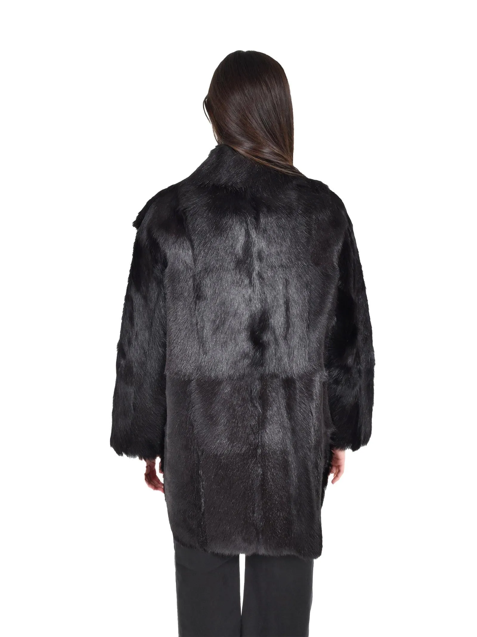 Fur Jacket with Wide Collar sold by Lord & Taylor product image thumbnail 2