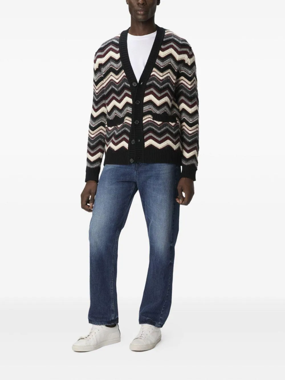 Multicolor Zigzag Pattern Cardigan sold by Lord & Taylor product image thumbnail 2