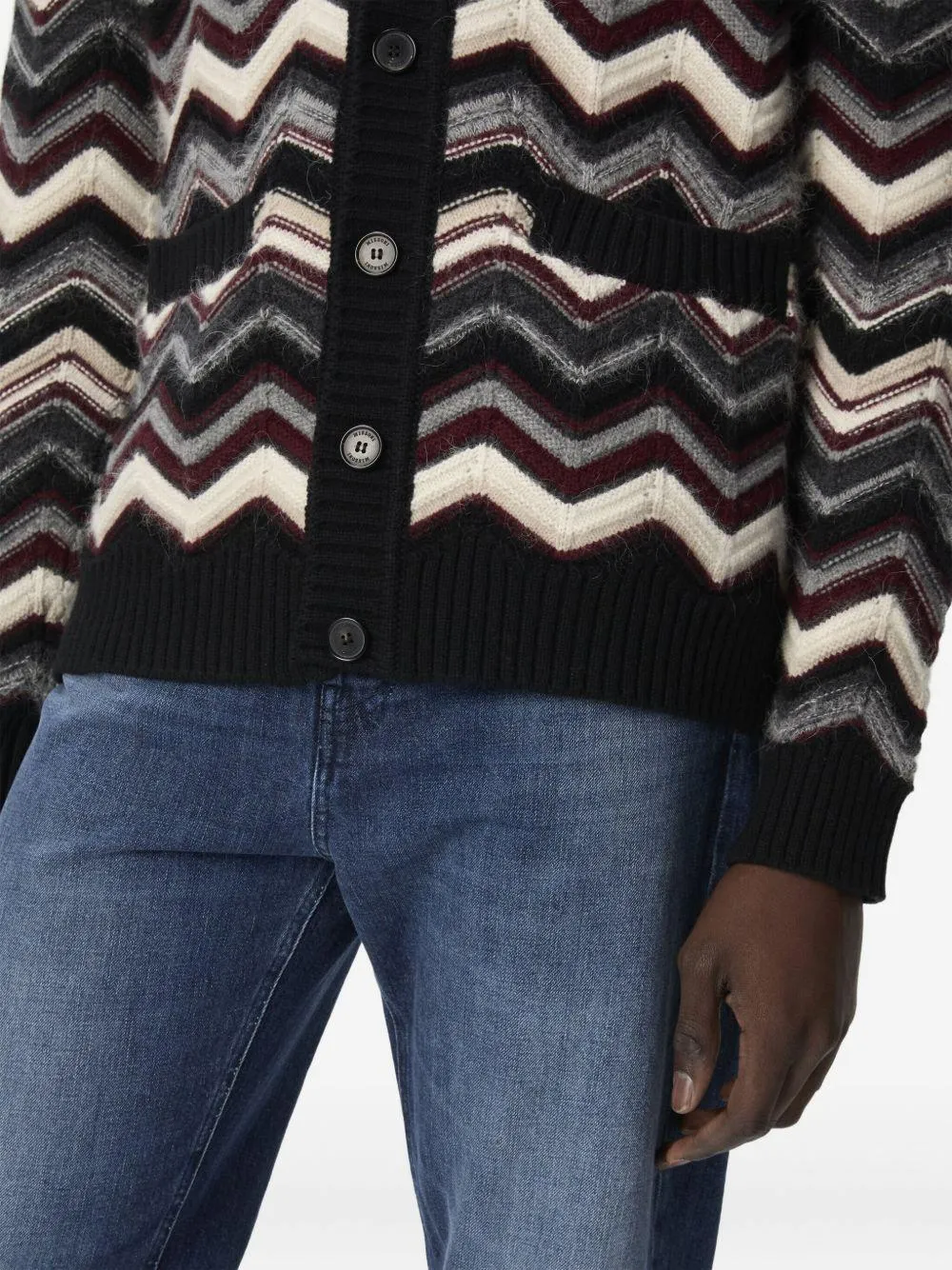 Multicolor Zigzag Pattern Cardigan sold by Lord & Taylor product image thumbnail 3