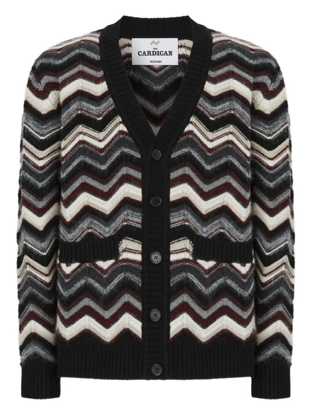 Multicolor Zigzag Pattern Cardigan sold by Lord & Taylor