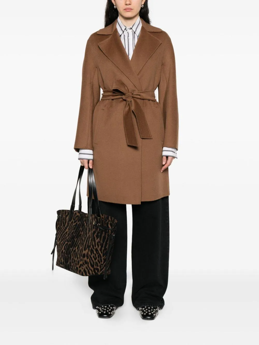 Studio Coat with Belted Waist sold by Lord & Taylor product image thumbnail 5