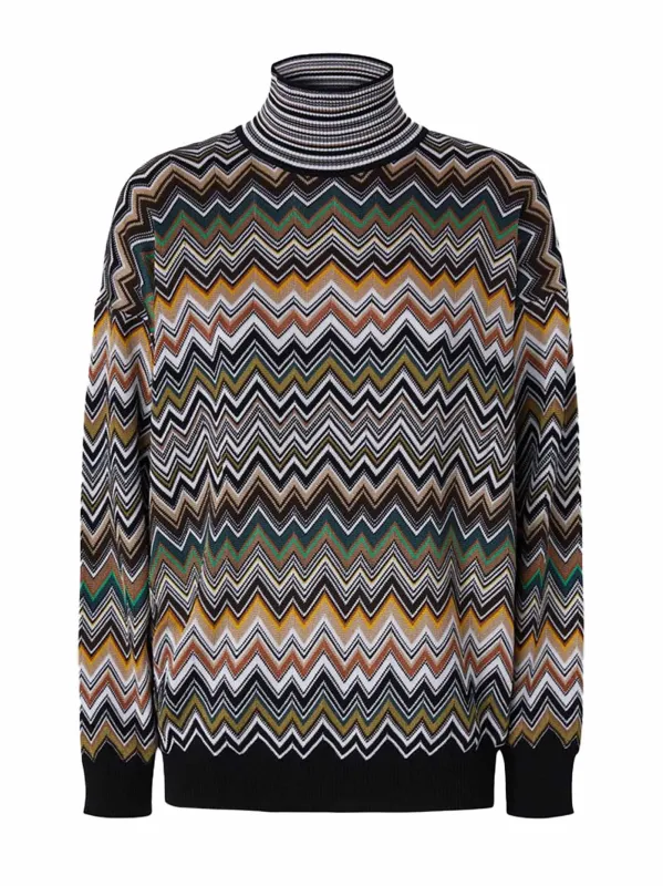 Multicolor Chevron Pattern Sweater sold by Lord & Taylor