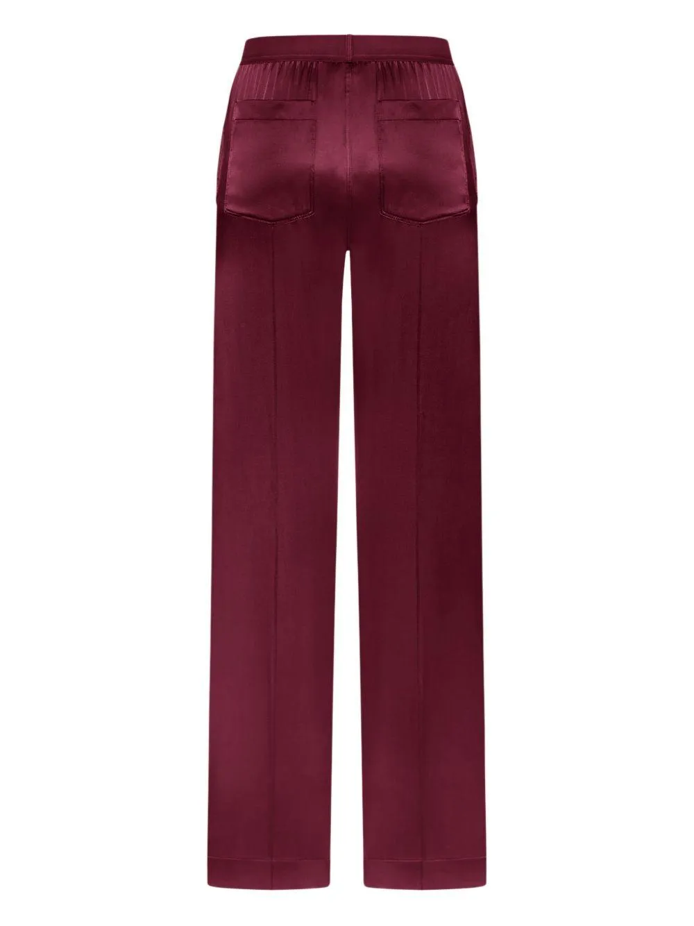 Trousers in Silk, Plum sold by Lord & Taylor product image thumbnail 2