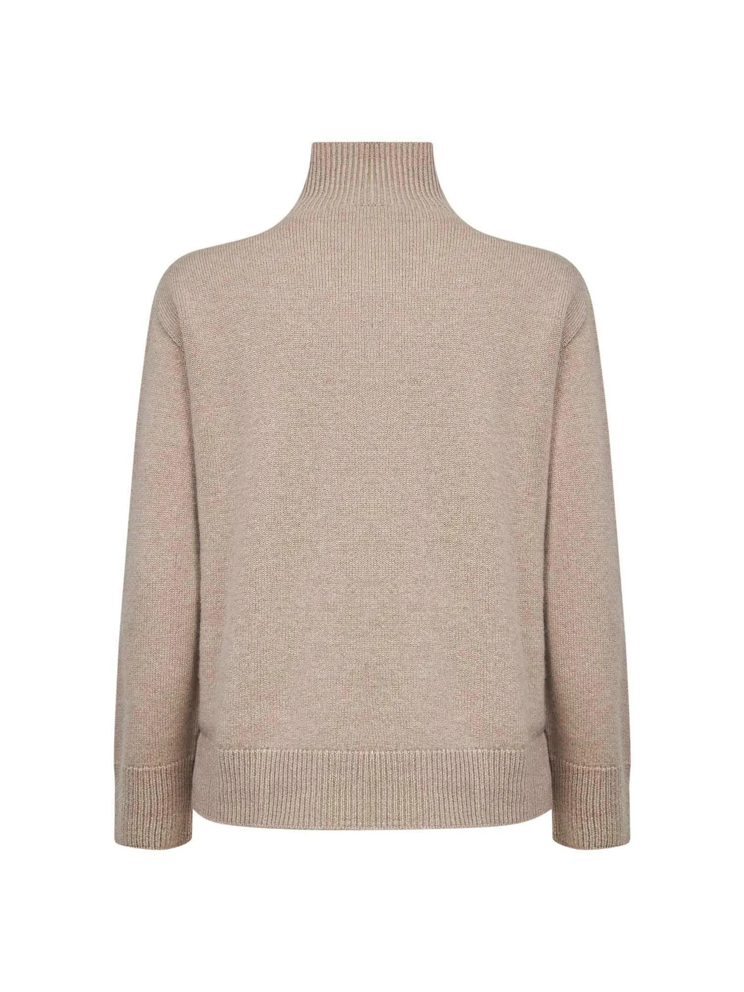 Beige Cashmere Knit Turtleneck Sweater sold by Lord & Taylor product image thumbnail 2