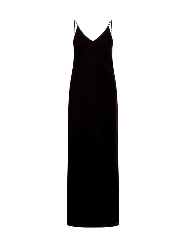 Burgundy Velvet Long Dress sold by Lord & Taylor