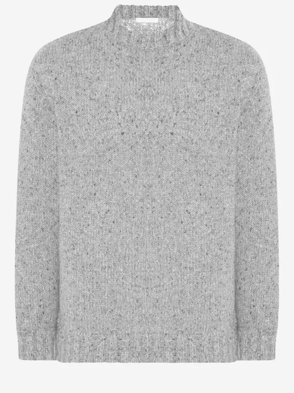 Cashmere Sweater in Light Grey made by The Row