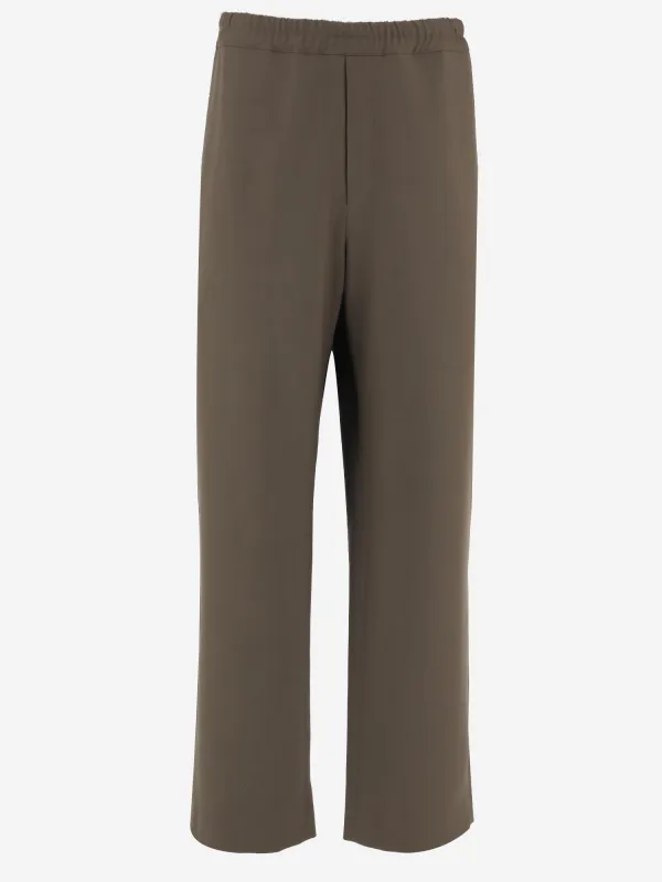 Wool Pants with Elasticated Waistband sold by Lord & Taylor