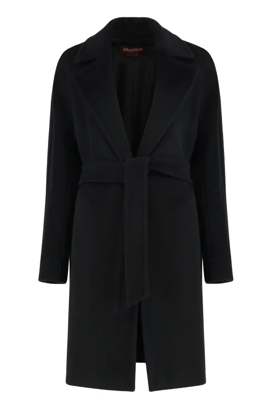 Beaver Wool Midi Robe Coat sold by Lord & Taylor