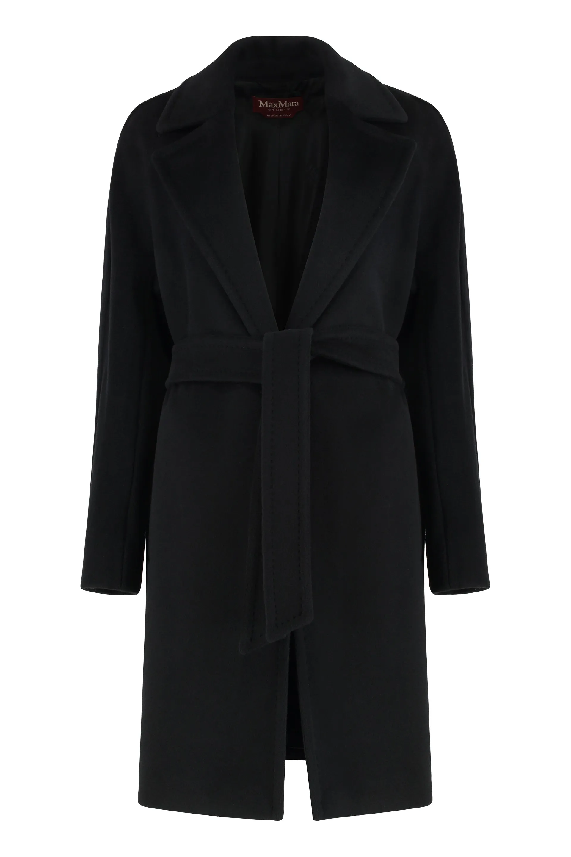 Beaver Wool Midi Robe Coat sold by Lord & Taylor