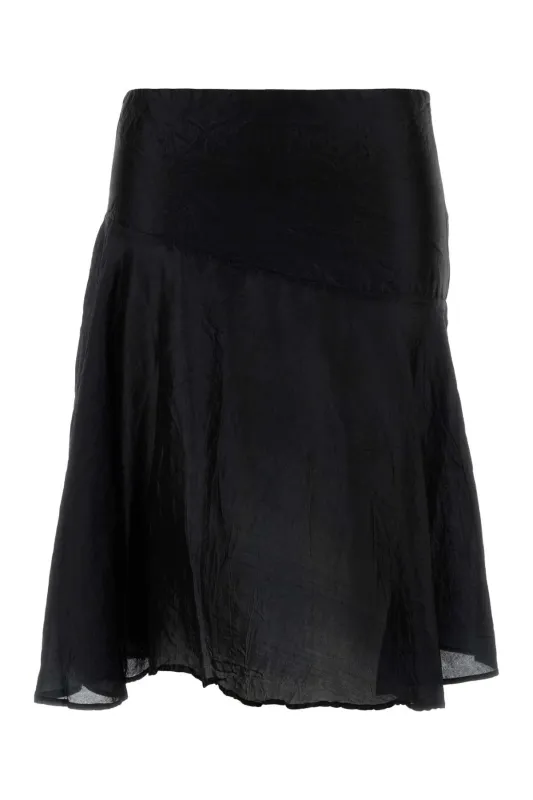 BLACK SILK JUSTINE SKIRT sold by Lord & Taylor