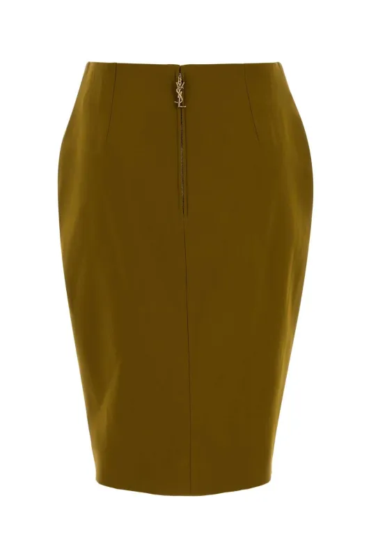 PISTACHIO GREEN STRETCH VISCOSE BLEND SKIRT sold by Lord & Taylor