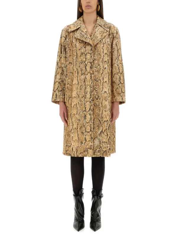 LONG COAT WITH SEQUINS sold by Lord & Taylor