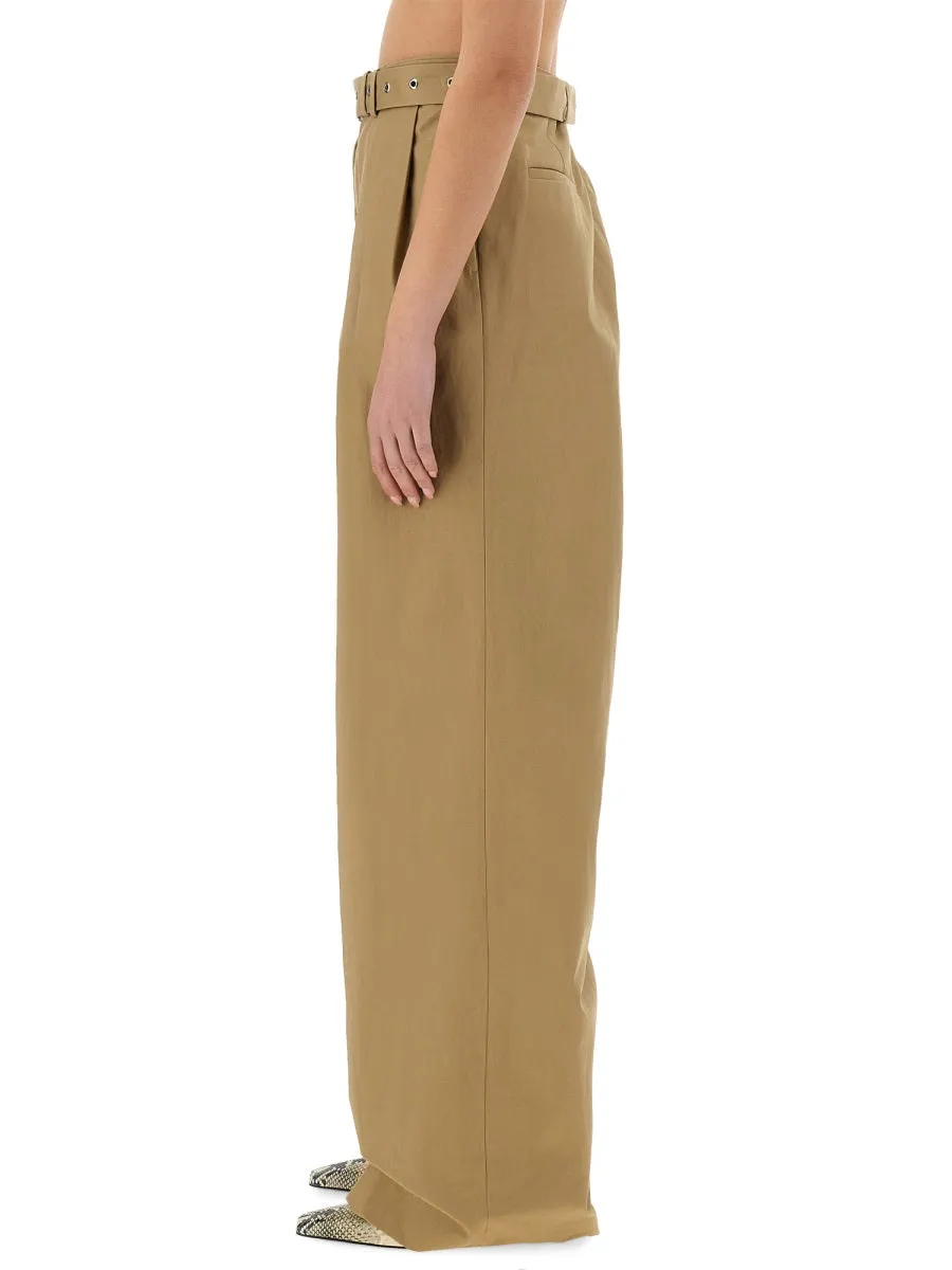 WIDELEG PANTS WITH BELT sold by Lord & Taylor product image thumbnail 4