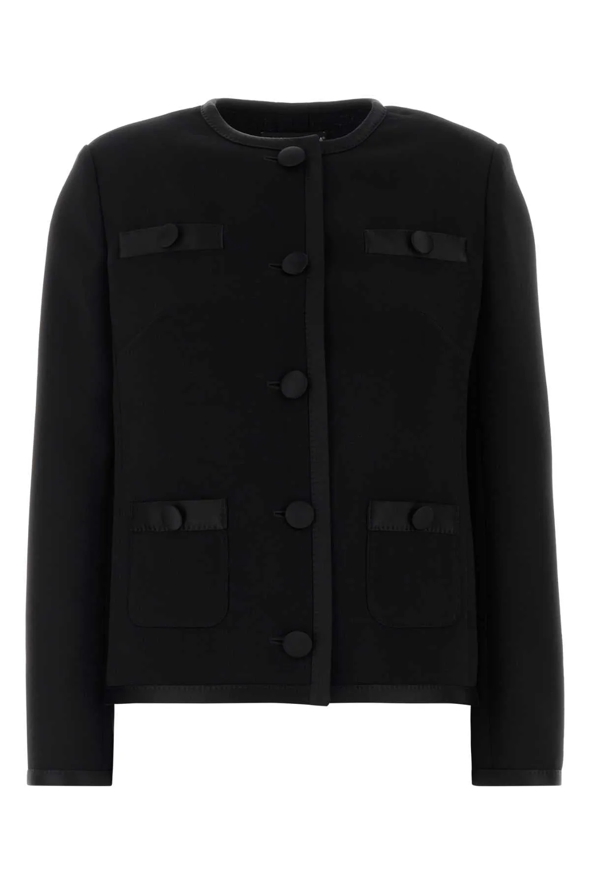 BLACK VIRGIN WOOL JACKET sold by Lord & Taylor
