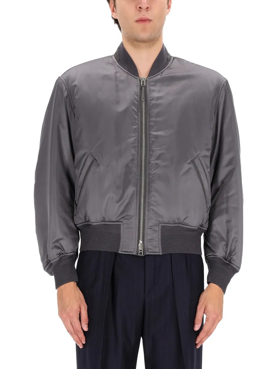 SILK BOMBER JACKET sold by Lord & Taylor product image thumbnail 2