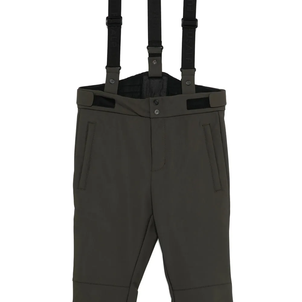 Dark Green Suspenders Trousers sold by Lord & Taylor product image thumbnail 2