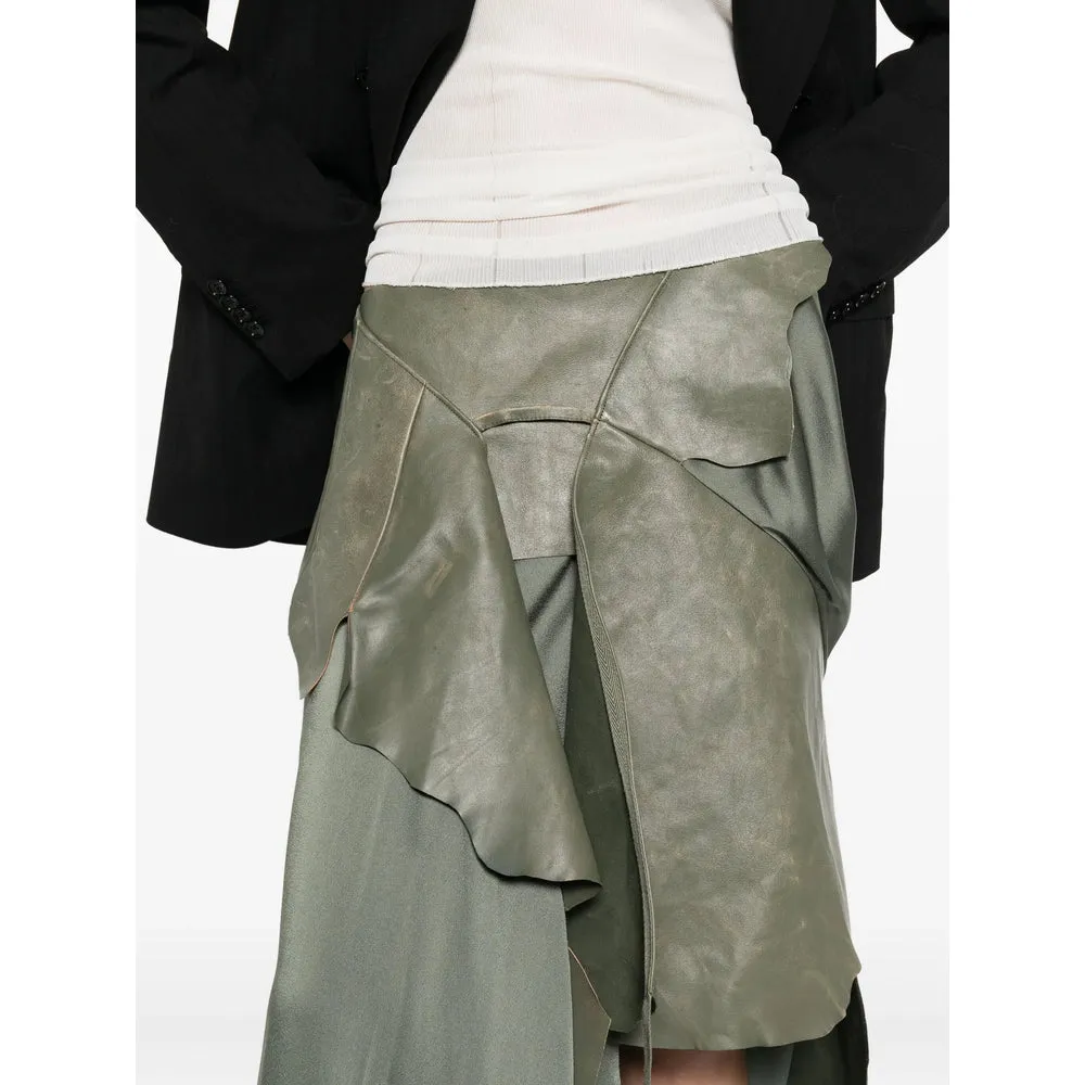 Green Layered Skirt with Asymmetric Hem sold by Lord & Taylor product image thumbnail 5