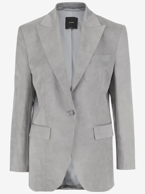 Viscose Blend Single-Breasted Blazer sold by Lord & Taylor