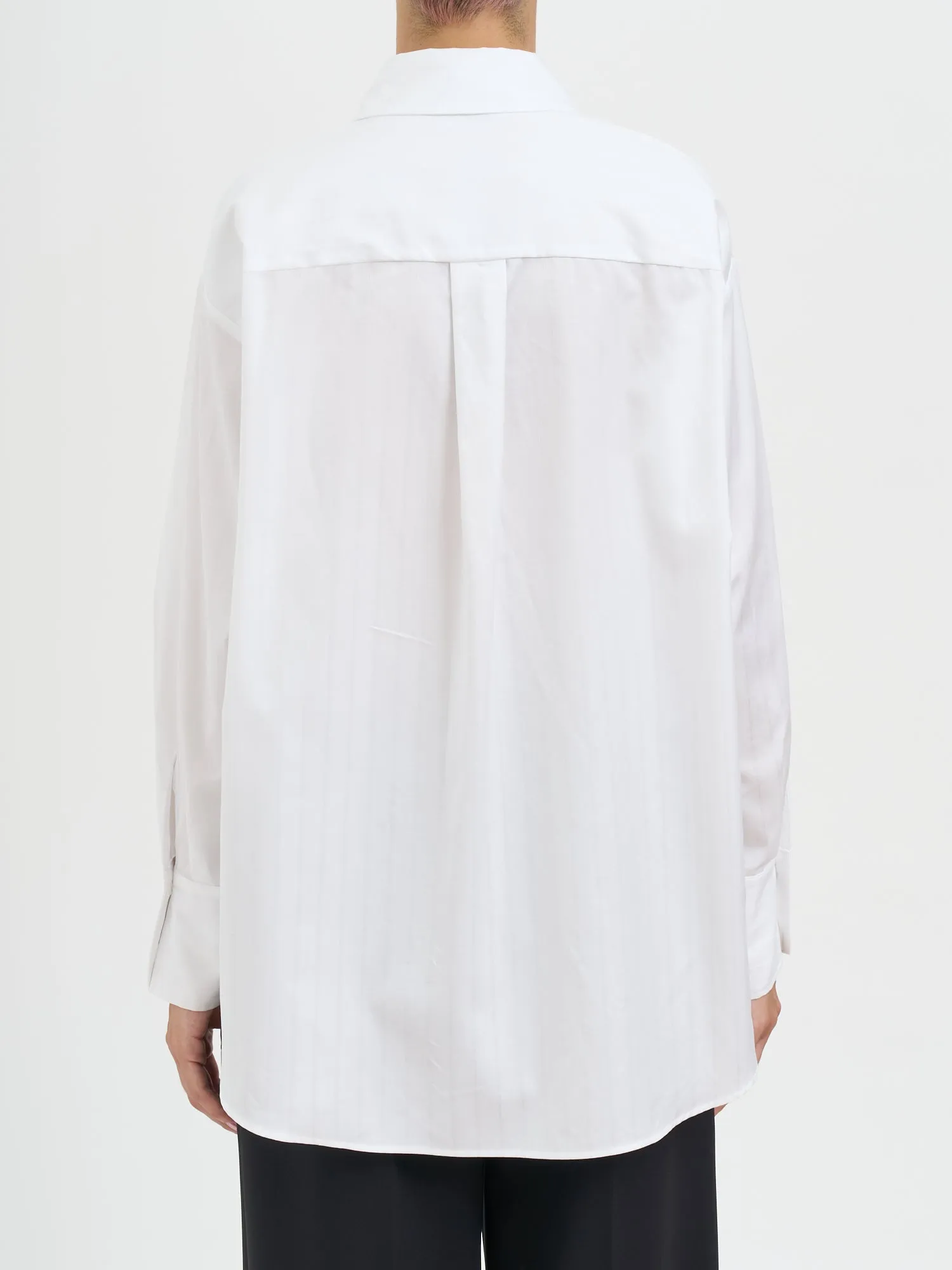 STRIPED COTTON POPLIN SHIRT sold by Lord & Taylor product image thumbnail 4