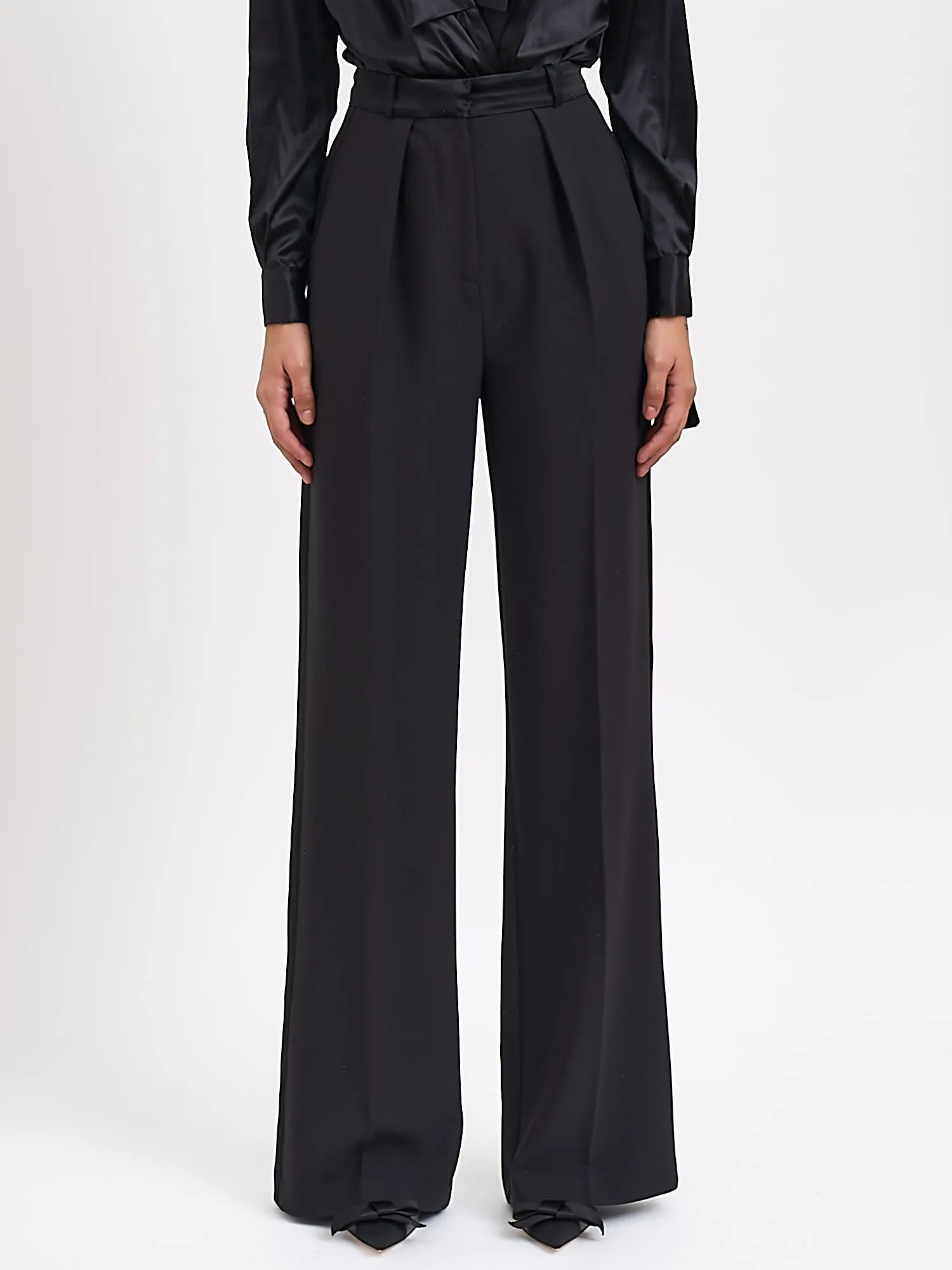 TROUSERS WITH TUXEDO DETAILS sold by Lord & Taylor
