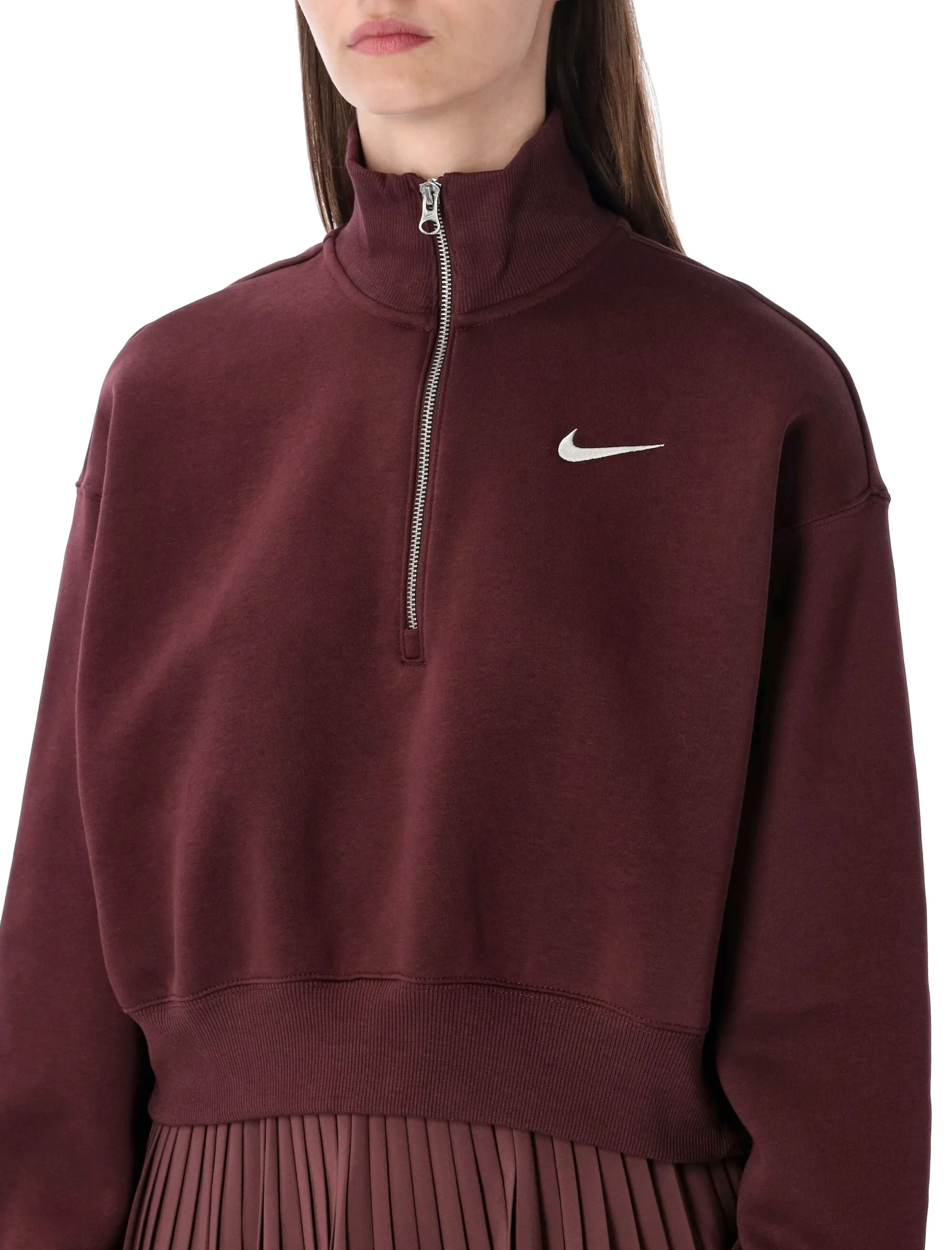 SPORTSWEAR PHOENIX 1/2-ZIP CROP SWEATSHIRT sold by Lord & Taylor product image thumbnail 3