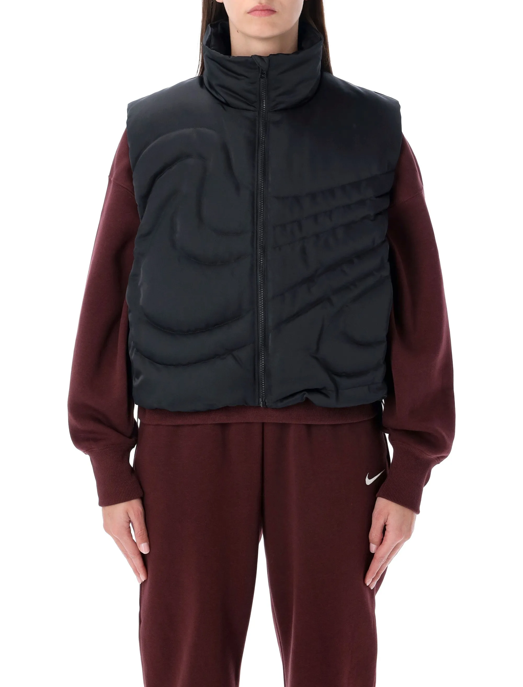 NIKE SWOOSH SERIES OVERSIZED DOWN VEST sold by Lord & Taylor