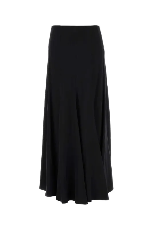 CHLOÉ BLACK SILK SATIN MAXI SKIRT sold by Lord & Taylor