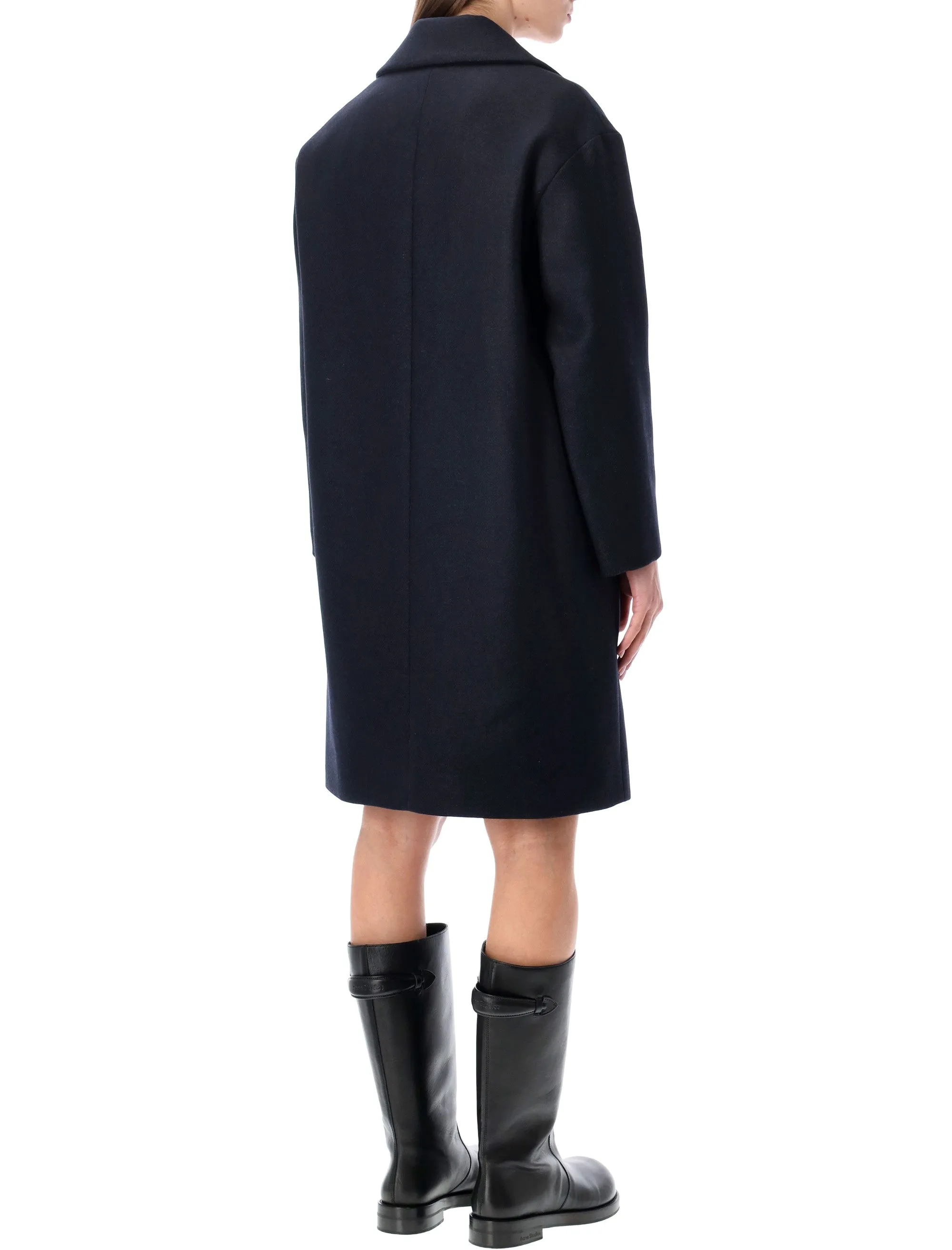 A.P.C. NINON NAVY WOOL COAT sold by Lord & Taylor product image thumbnail 2