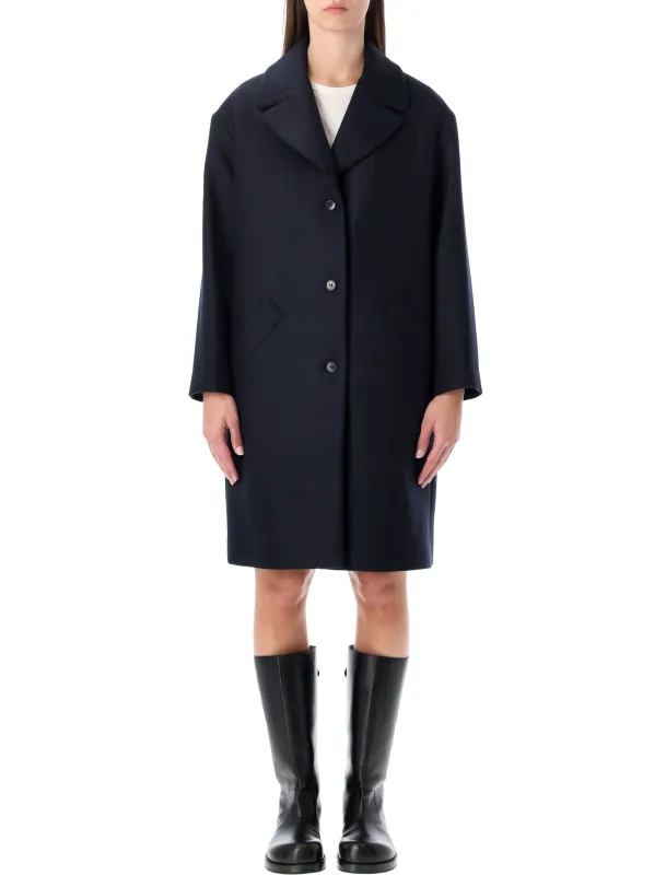 A.P.C. NINON NAVY WOOL COAT made by A.P.C.