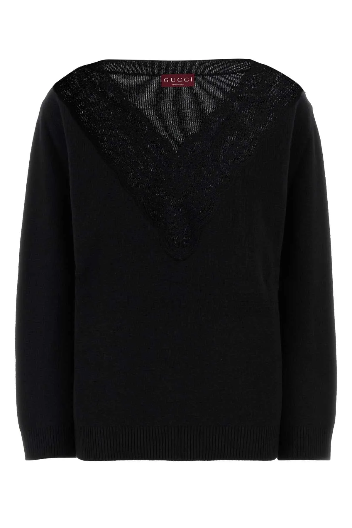 BLACK WOOL BLEND OVERSIZE SWEATER sold by Lord & Taylor